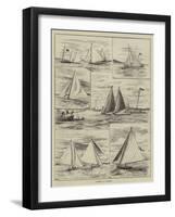 Yachting at Bermuda-Thomas Harrington Wilson-Framed Giclee Print