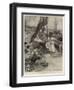 Yachting at Cannes, Landing at the Old Quay-null-Framed Giclee Print