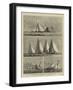 Yachting at Cowes and Southampton-null-Framed Giclee Print