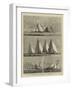 Yachting at Cowes and Southampton-null-Framed Giclee Print