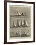 Yachting at Cowes and Southampton-null-Framed Giclee Print