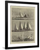 Yachting at Cowes and Southampton-null-Framed Giclee Print