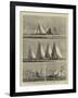 Yachting at Cowes and Southampton-null-Framed Giclee Print