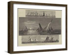 Yachting at the Isle of Wight-null-Framed Giclee Print