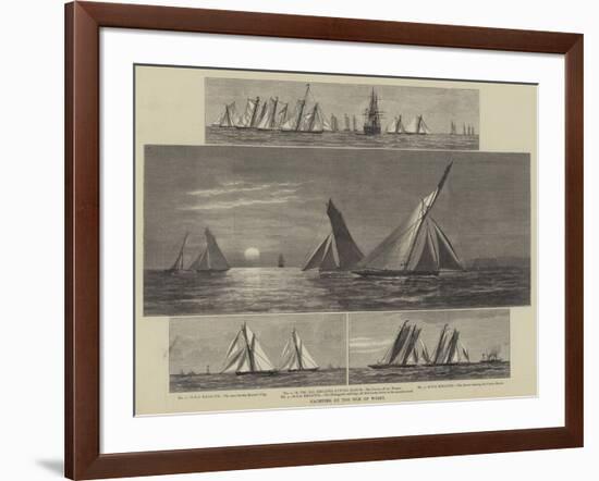 Yachting at the Isle of Wight-null-Framed Giclee Print