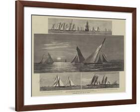 Yachting at the Isle of Wight-null-Framed Giclee Print