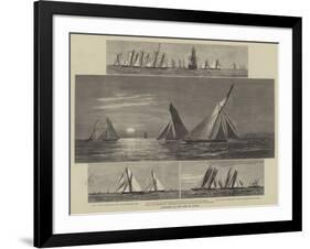 Yachting at the Isle of Wight-null-Framed Giclee Print