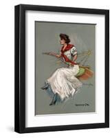 Yachting Girl-Hamilton King-Framed Giclee Print