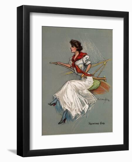 Yachting Girl-Hamilton King-Framed Giclee Print