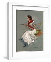 Yachting Girl-Hamilton King-Framed Giclee Print