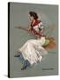 Yachting Girl-Hamilton King-Stretched Canvas