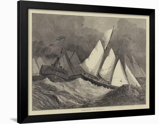 Yachting in America-null-Framed Giclee Print