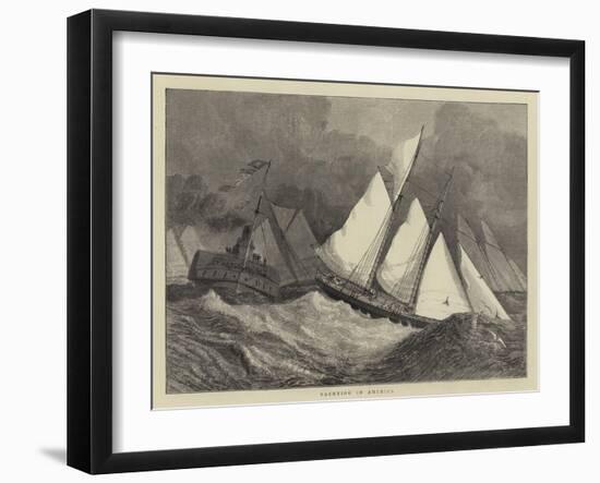 Yachting in America-null-Framed Giclee Print