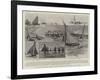 Yachting in Australia, Scenes in Sydney Harbour at the Opening of the Season-null-Framed Giclee Print