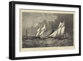 Yachting in the Solent-Walter William May-Framed Giclee Print