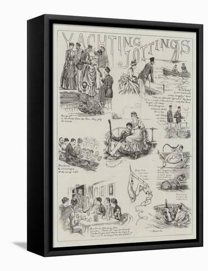 Yachting Jottings-Edward Morant Cox-Framed Stretched Canvas