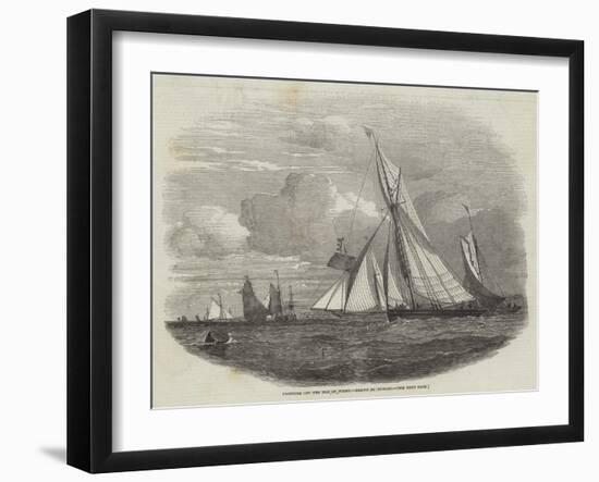 Yachting Off the Isle of Wight-null-Framed Giclee Print