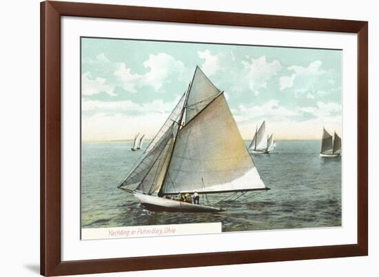 Yachting on Put-In Bay-null-Framed Art Print