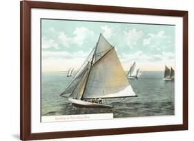 Yachting on Put-In Bay-null-Framed Art Print