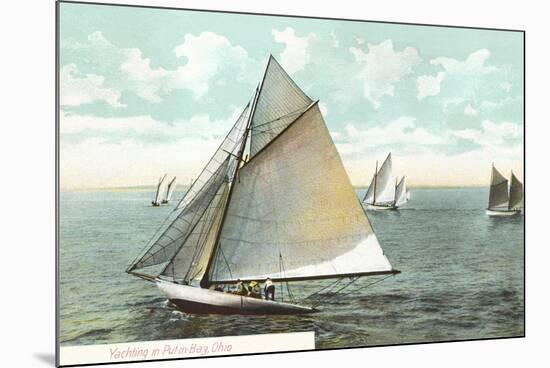 Yachting on Put-In Bay-null-Mounted Art Print