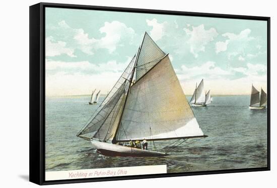 Yachting on Put-In Bay-null-Framed Stretched Canvas