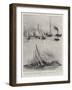 Yachting on the Clyde, Rainbow, Gleniffer and Bona Off Garroch Head-William Lionel Wyllie-Framed Giclee Print
