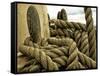 Yachting. Parts of Yacht. Nautical Ship Rope.-Voy-Framed Stretched Canvas