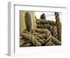 Yachting. Parts of Yacht. Nautical Ship Rope.-Voy-Framed Photographic Print