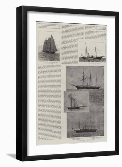 Yachting, Past and Present-Henry Charles Seppings Wright-Framed Giclee Print