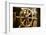 Yachting. Ship Wooden Steering Wheel. Sailboat Detail.-Voy-Framed Photographic Print