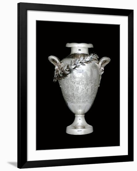 Yachting trophy, 1892 (silver) (see also 486988)-Tiffany & Company-Framed Photographic Print