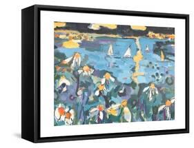 Yachting-Per Anders-Framed Stretched Canvas