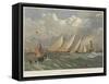 Yachting-Edwin Weedon-Framed Stretched Canvas