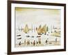Yachts, 1959-Laurence Stephen Lowry-Framed Premium Giclee Print