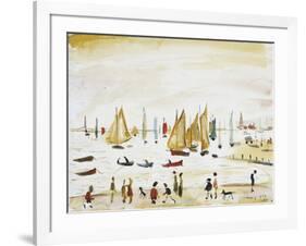 Yachts, 1959-Laurence Stephen Lowry-Framed Premium Giclee Print