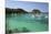 Yachts anchored in bay, Lakka, Paxos, Ionian Islands, Greek Islands, Greece, Europe-Stuart Black-Mounted Premium Photographic Print