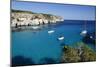 Yachts Anchored in Cove, Cala Macarella, Near Cala Galdana-Stuart Black-Mounted Photographic Print