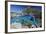 Yachts Anchored in Cove, Cala Macarella, Near Cala Galdana-Stuart Black-Framed Photographic Print