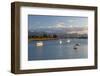 Yachts Anchored in Estuary, Mapua, Nelson Region, South Island, New Zealand, Pacific-Stuart Black-Framed Photographic Print