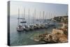 Yachts and Ships at Anchor, Fiskardo, Kefalonia (Cephalonia)-Eleanor Scriven-Stretched Canvas