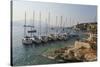 Yachts and Ships at Anchor, Fiskardo, Kefalonia (Cephalonia)-Eleanor Scriven-Stretched Canvas