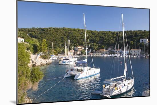 Yachts at Anchor in the Pretty Harbour, Kioni, Ithaca (Ithaki)-Ruth Tomlinson-Mounted Photographic Print