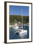 Yachts at Anchor in the Pretty Harbour, Kioni, Ithaca (Ithaki)-Ruth Tomlinson-Framed Photographic Print