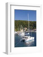 Yachts at Anchor in the Pretty Harbour, Kioni, Ithaca (Ithaki)-Ruth Tomlinson-Framed Photographic Print