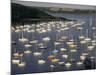 Yachts at Anchorage, Falmouth, Cornwall, England, United Kingdom-Ken Gillham-Mounted Photographic Print