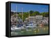 Yachts at High Tide in Padstow Harbour, Padstow, North Cornwall, England, United Kingdom, Europe-Neale Clark-Framed Stretched Canvas