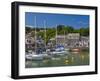 Yachts at High Tide in Padstow Harbour, Padstow, North Cornwall, England, United Kingdom, Europe-Neale Clark-Framed Photographic Print