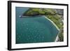 Yachts at Okahu Bay, and Bastion Point, Auckland, North Island, New Zealand-David Wall-Framed Photographic Print