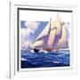 "Yachts at Sea,"May 20, 1933-Anton Otto Fischer-Framed Giclee Print