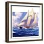 "Yachts at Sea,"May 20, 1933-Anton Otto Fischer-Framed Giclee Print